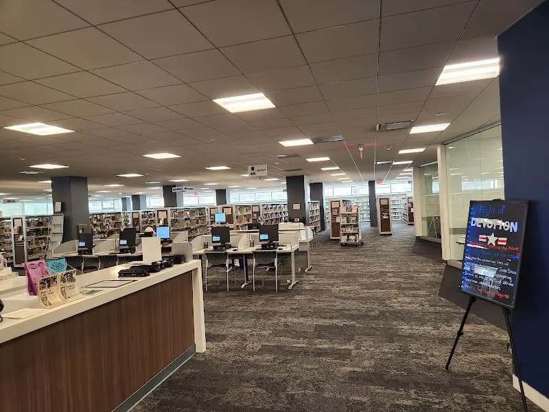 View of St. Louis County Library–Florissant Valley Branch in Florissant, MO