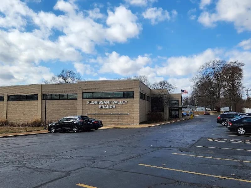 View of St. Louis County Library–Florissant Valley Branch in Florissant, MO
