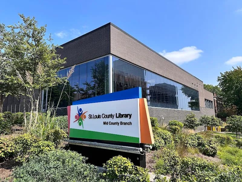 View of St. Louis County Library–Mid-County Branch in Clayton, MO