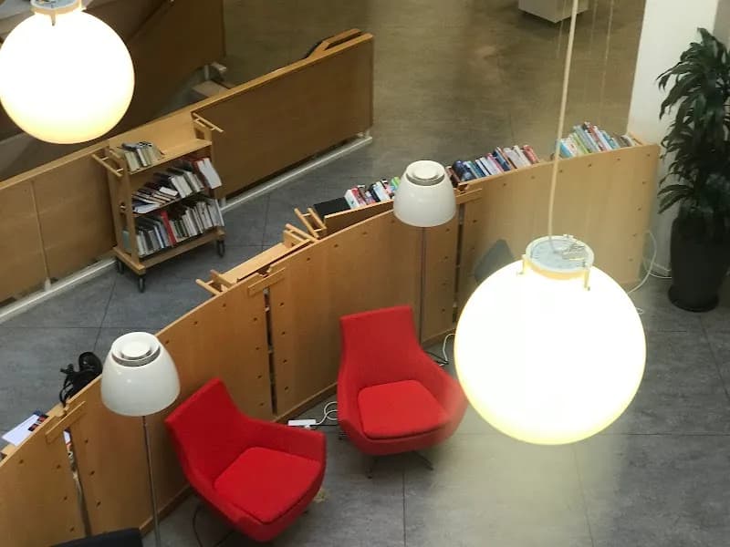 View of Stadsbibliotek in Solna, Stockholm