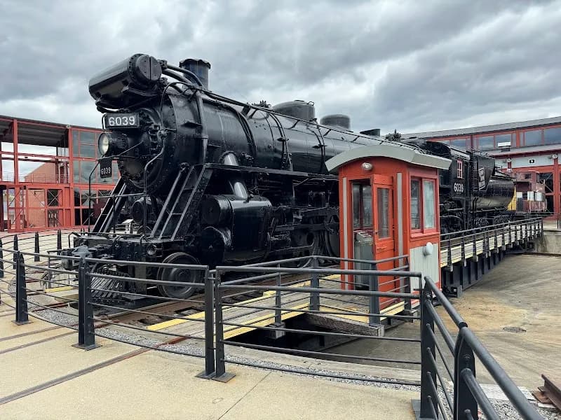 View of Steamtown National Historic Site in Scranton, PA