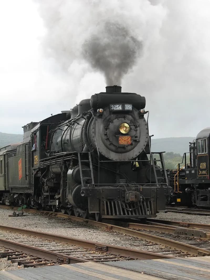 View of Steamtown National Historic Site in Scranton, PA