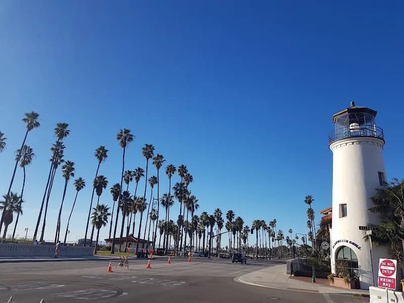 View of Stearns Wharf in Santa Barbara, CA
