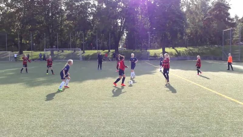 View of Stora Mossens IP in Bromma, Stockholm