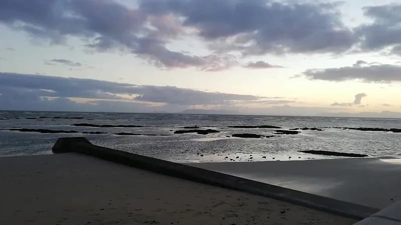 View of Strand Beach in Somerset West, WC
