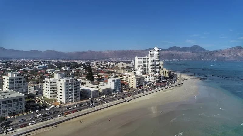 View of Strand Beach in Somerset West, WC