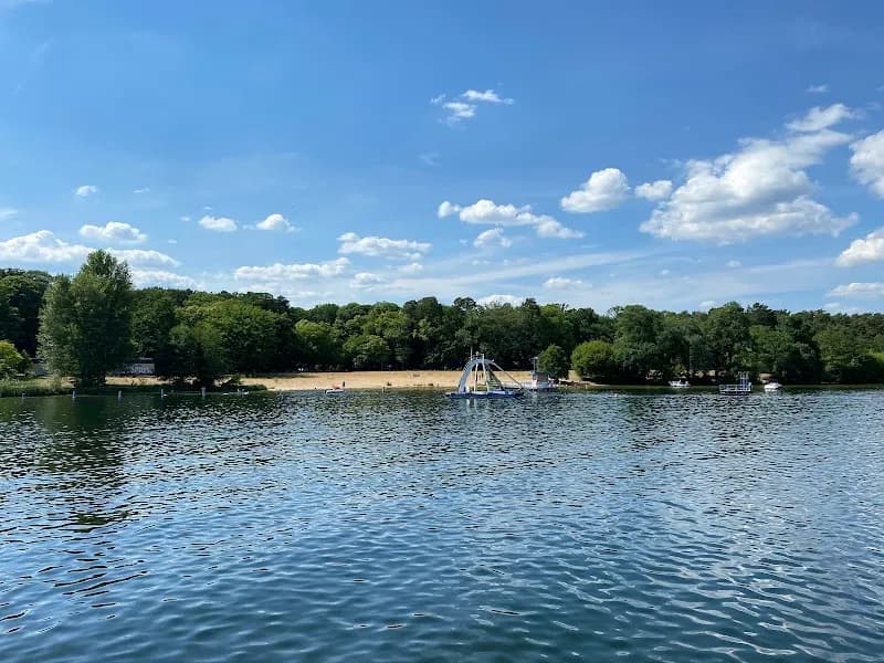 Strandbad Tegeler See beach in Tegel, BE