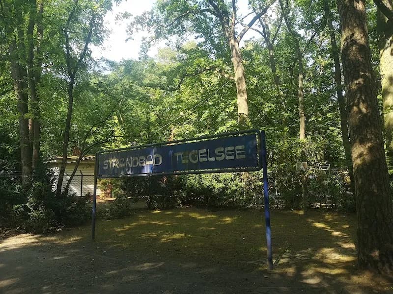 View of Strandbad Tegeler See in Tegel, BE