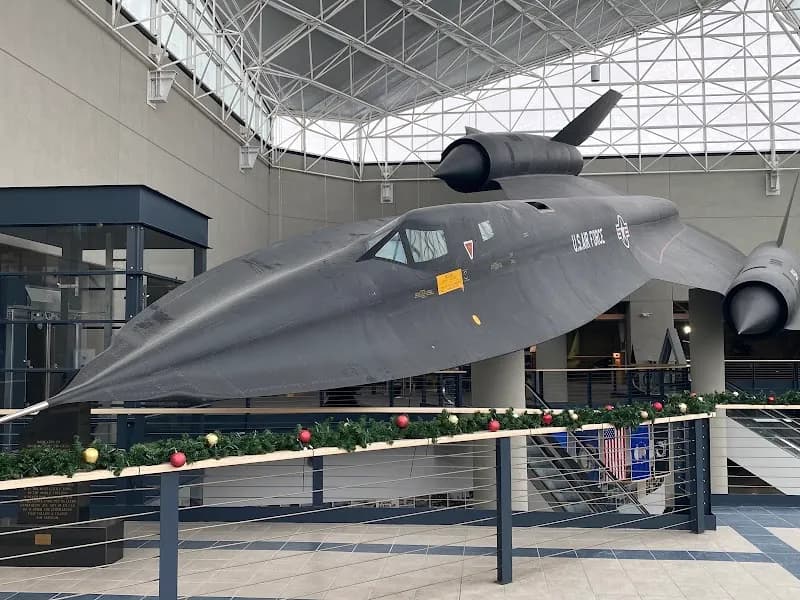 View of Strategic Air Command & Aerospace Museum in Omaha, NE