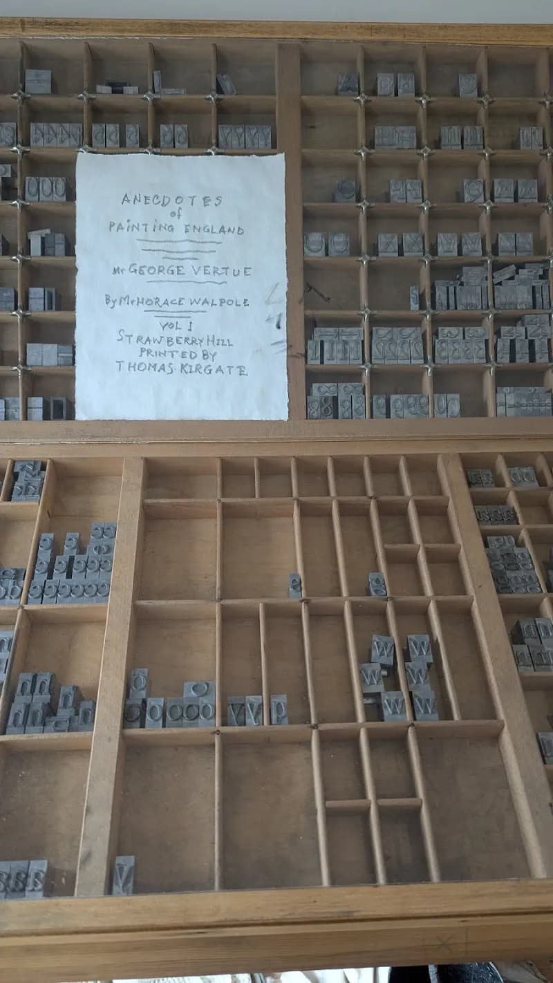 View of Strawberry Hill House & Garden in Twickenham, London