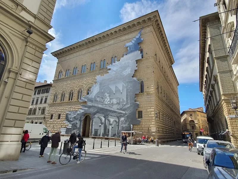 View of Strozzi Palace in Florence, TC