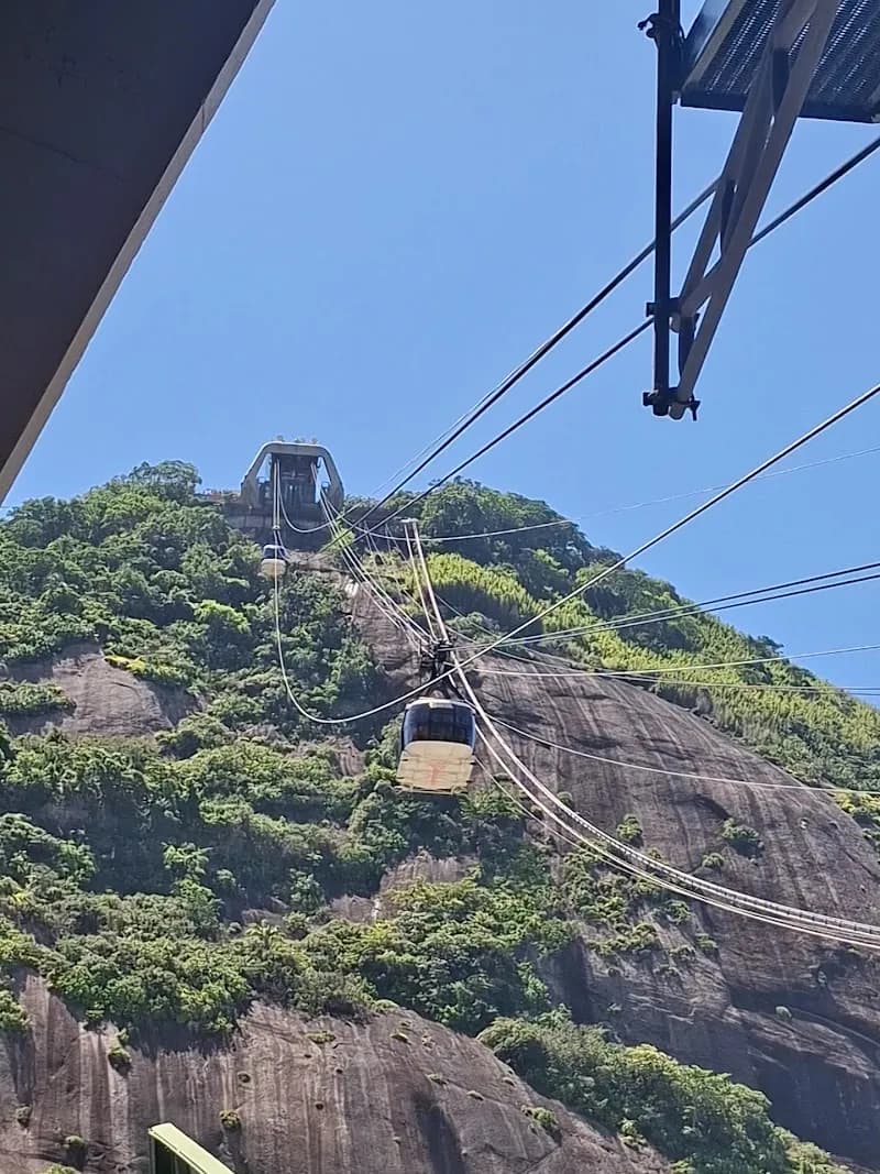 View of Sugar Loaf cable car in Rio de Janeiro, RJ