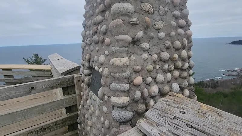 View of Sugarloaf Mountain Observation Decks in Rapid River, MI