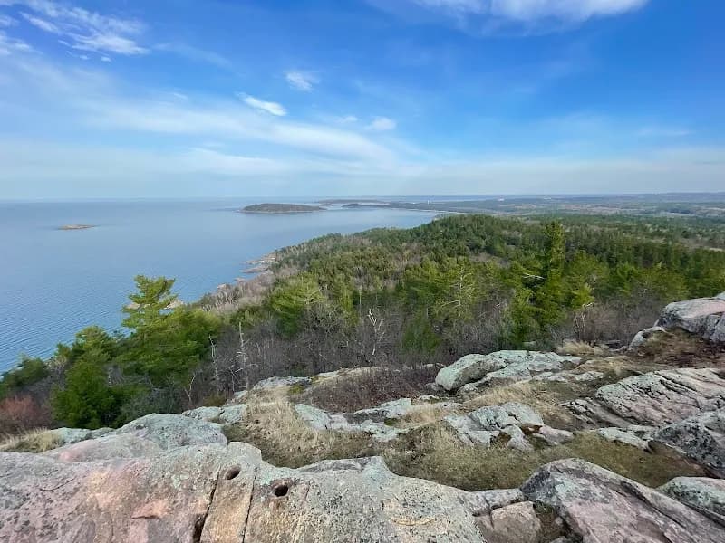 View of Sugarloaf Mountain Observation Decks in Rapid River, MI