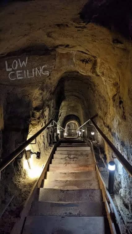 View of Sunny Jim's Sea Cave in La Jolla, CA