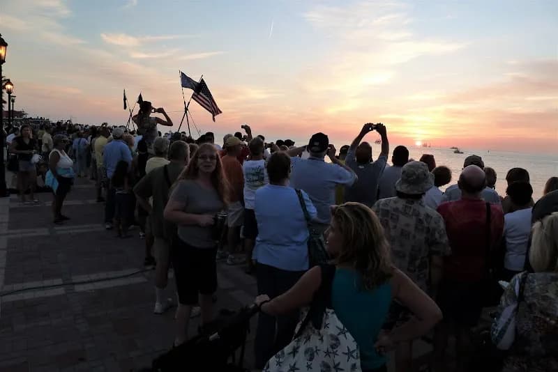 Sunset Celebration at Mallory Square tourist attraction in Key West, FL