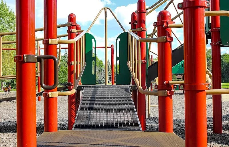 View of Sunset Park in Park Ridge, IL