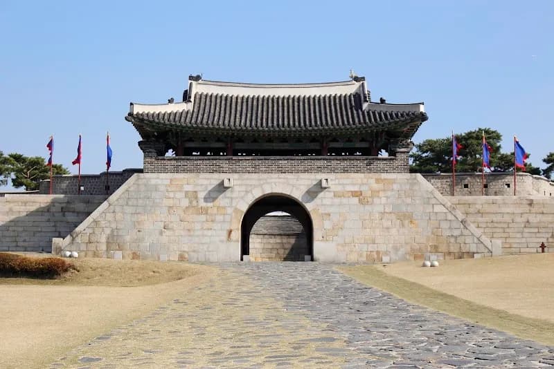 View of Suwon Hwaseong Fortress in Suwon, GG