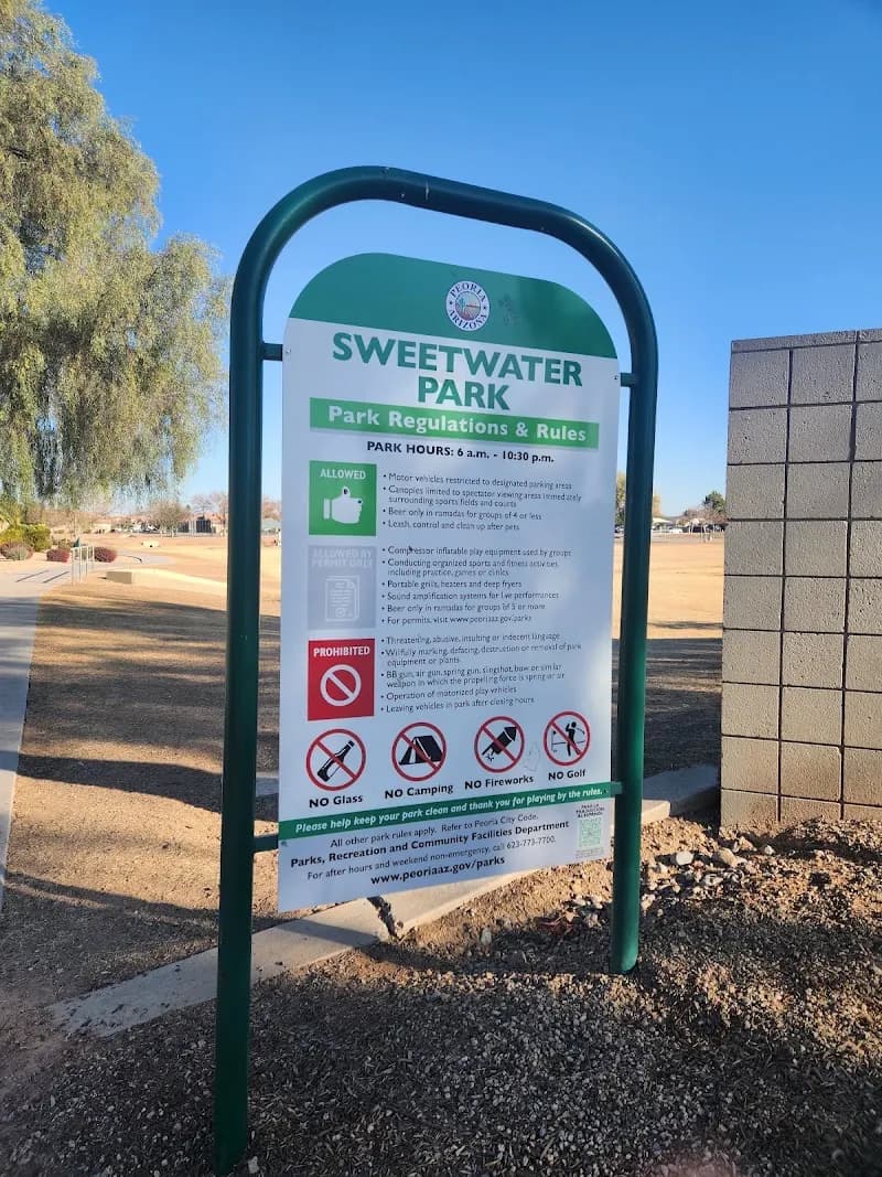 View of Sweetwater Park in Peoria, AZ