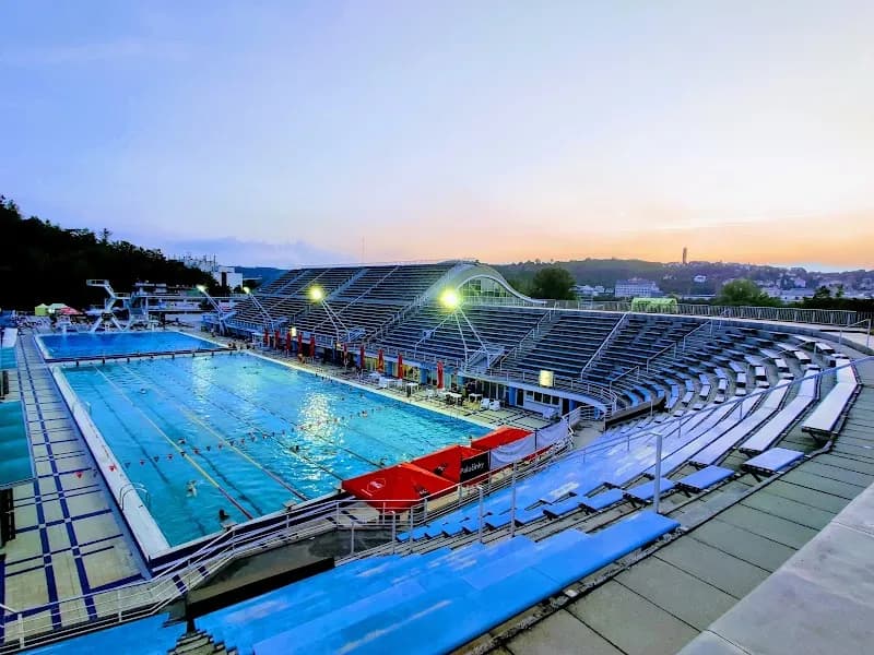 Swimming Stadium Podolí swimming pool in Holešovice, CZ