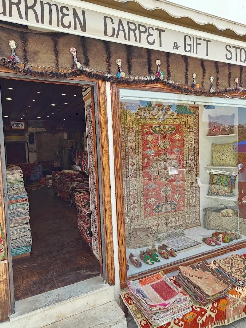 View of Türkmen Carpet & Gift Store in Kalkan, Antalya