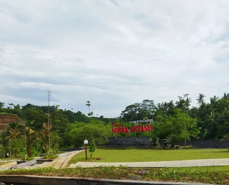 Taman Subak Petanu garden in Klungkung, Bali