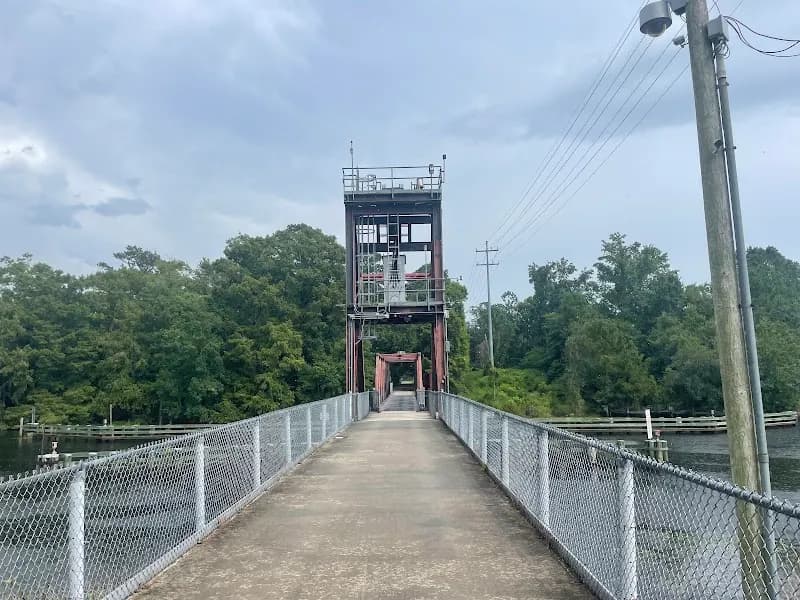 Tammany Trace Bike Trail route in Covington, LA