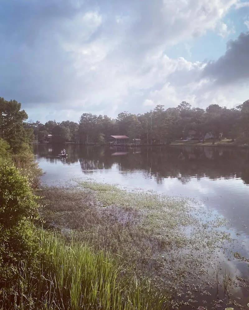 View of Tammany Trace Bike Trail in Covington, LA