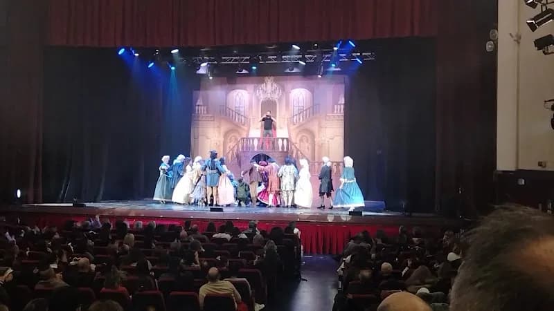 View of Teatro Manzoni in Monza, Lombardy