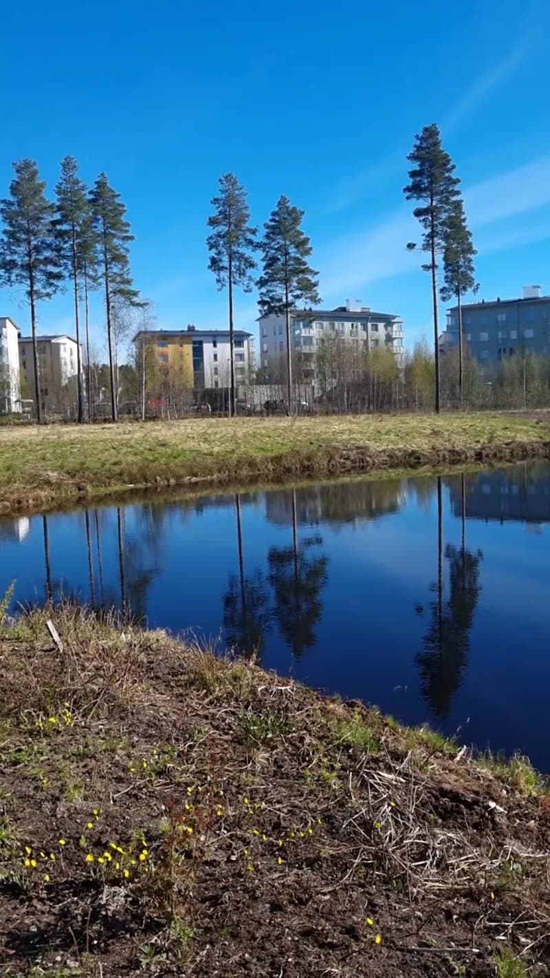 View of Tehtaanpuisto in Hyvinkää, Uusimaa