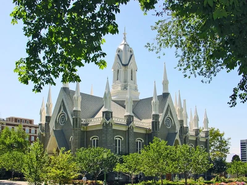 View of Temple Square in Salt Lake City, UT