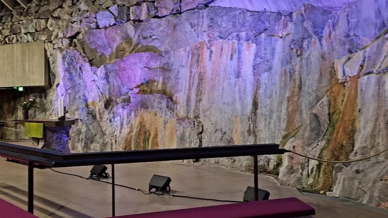 View of Temppeliaukio Church in Helsinki, HEL