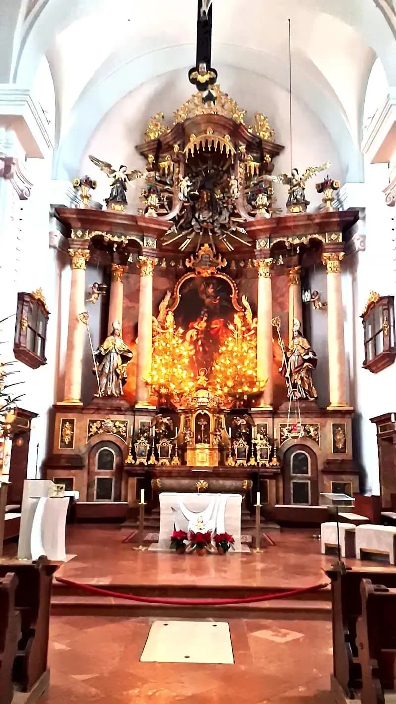 View of Thalgau Gemeindekirche Playground in Thalgau, Salzburg
