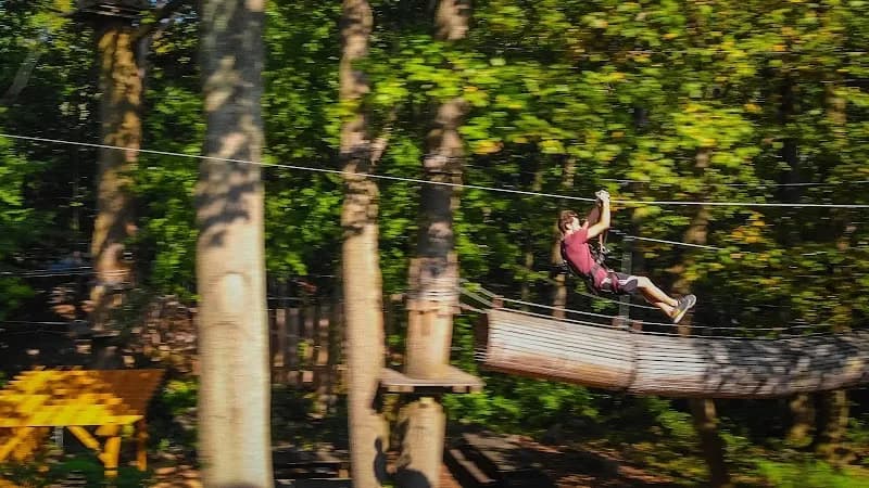 The Adventure Park at Virginia Aquarium adventure sports center in Kempsville, VA