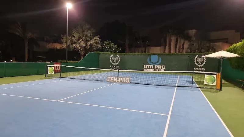 The Atlantis Tennis Academy tennis court in Palm Jumeirah, Dubai