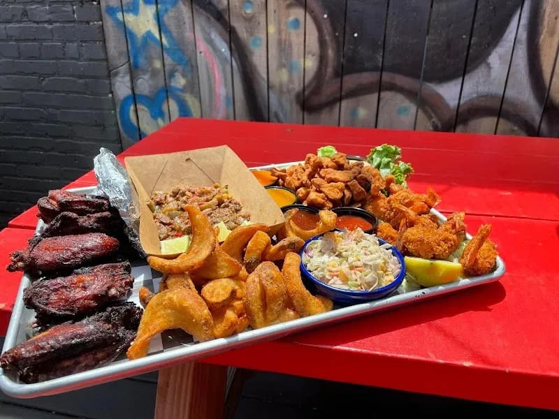 View of The Blu Moon Bistro in Ludington, MI