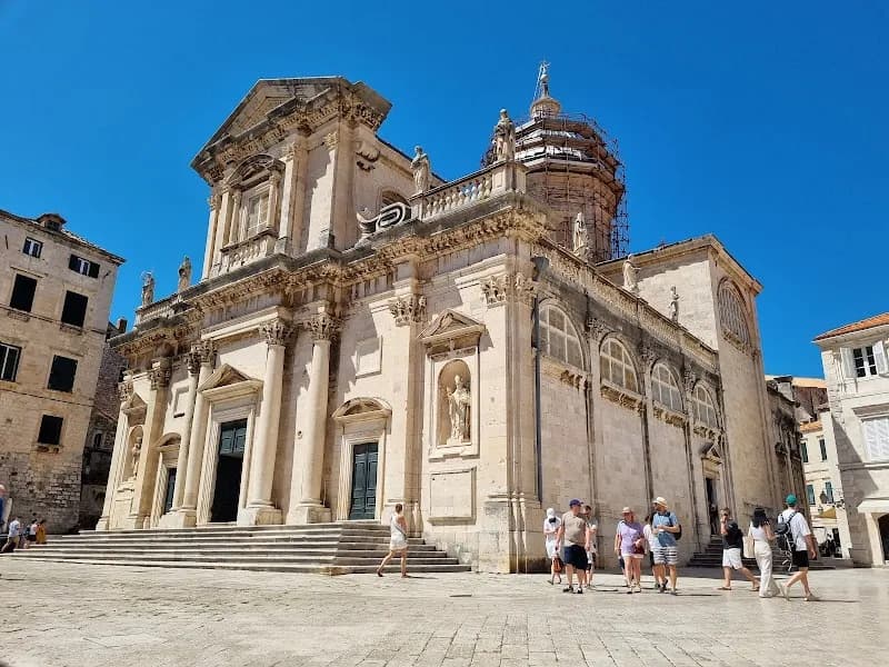 The Cathedral of the Assumption of the Virgin Mary tourist attraction in Dubrovnik, DN