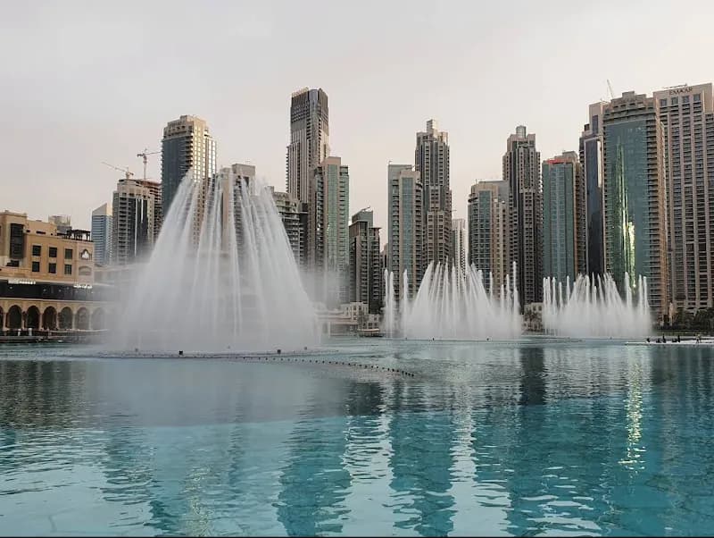 The Dubai Fountain fountain in Downtown Dubai, Dubai