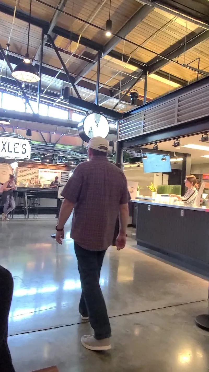 View of The Garage Food Hall in Indianapolis, IN