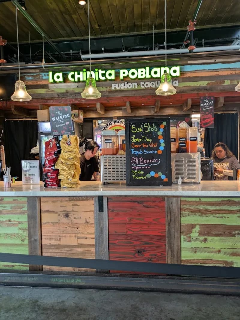 View of The Garage Food Hall in Indianapolis, IN