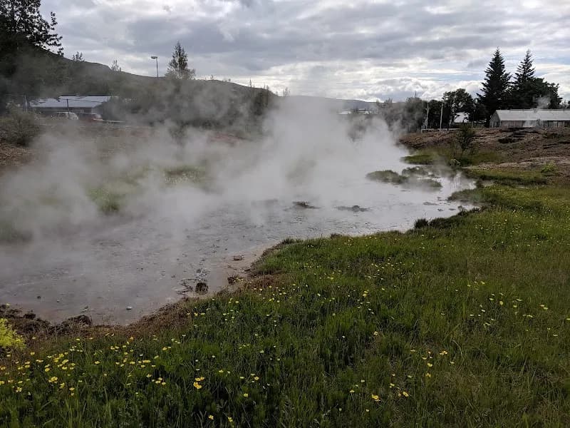 View of The Geothermal Park Hveragerði / Hveragarðurinn in Hveragerði, CR