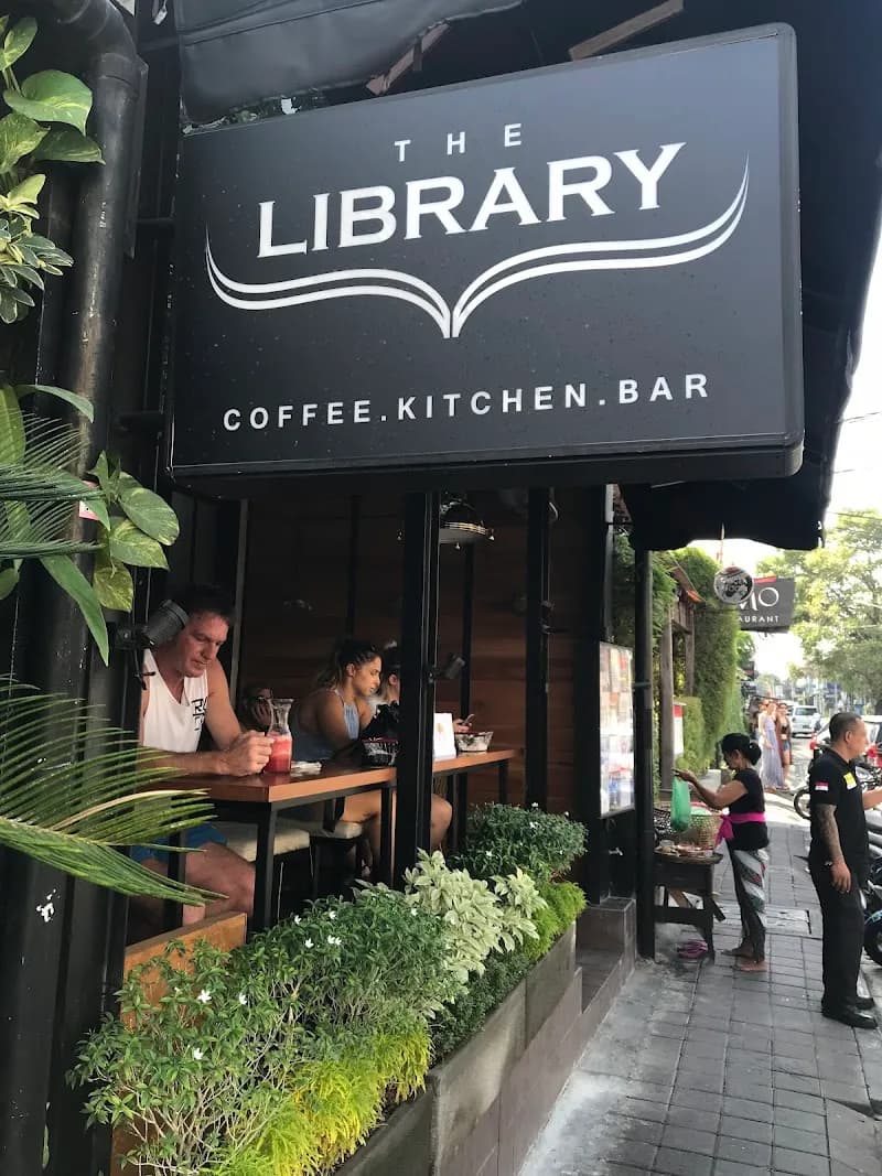 The Library cafe in Seminyak, Bali