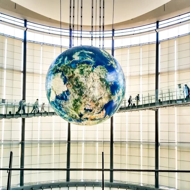 The National Museum of Emerging Science and Innovation Japan (Miraikan) tourist attraction in Musashino, Tokyo