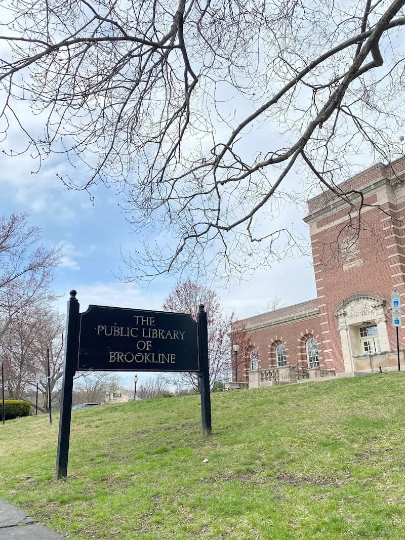 View of The Public Library of Brookline -- Brookline Village Library in Brookline, MA