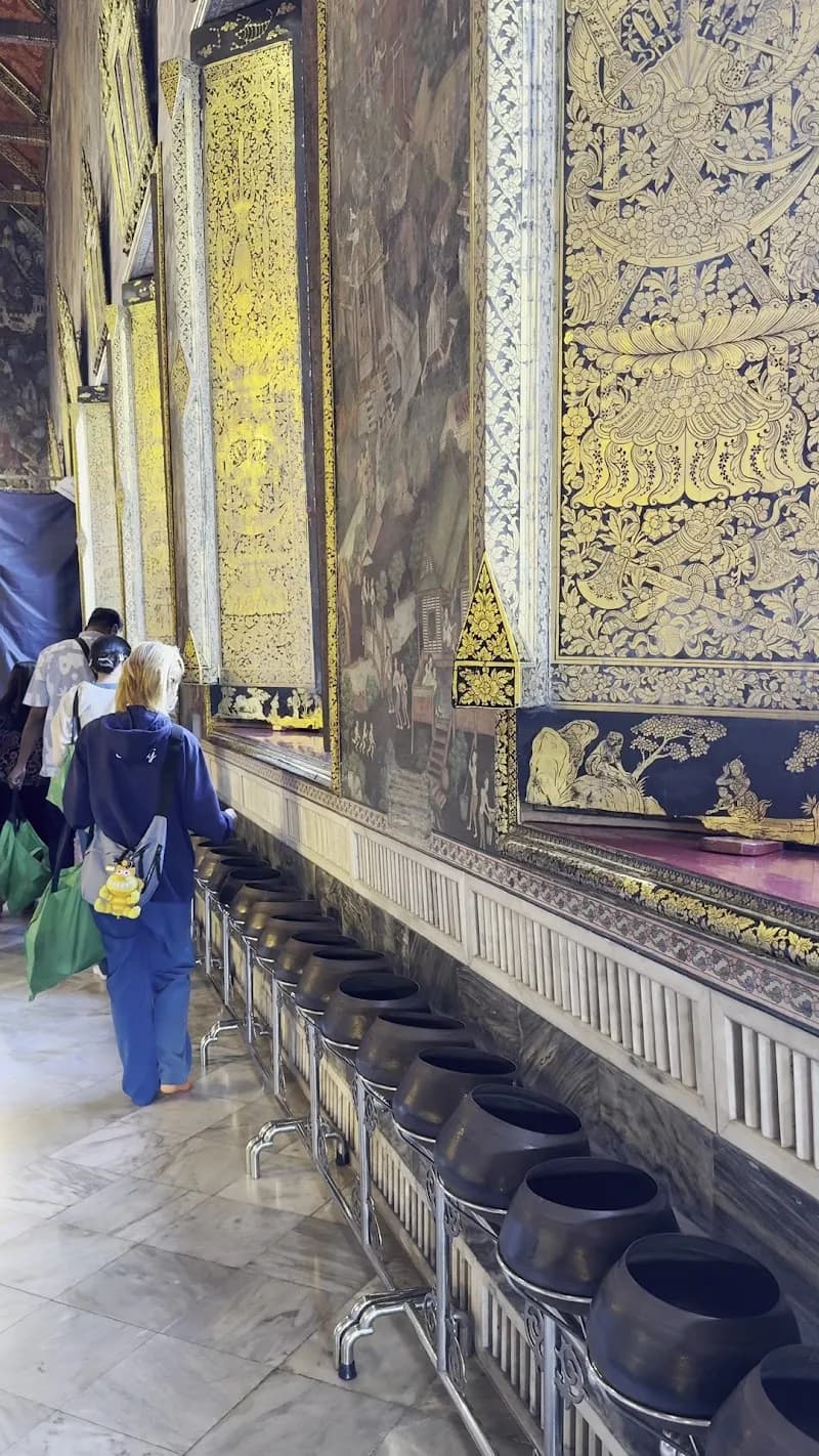 View of The Reclining Buddha in Rattanakosin, BKK