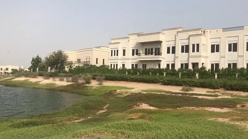 View of The Springs Cycling Track in The Springs, Dubai