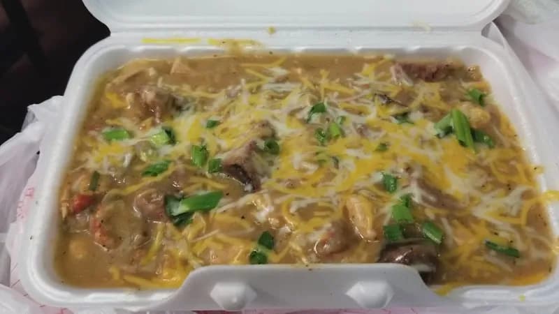 View of The Stuffed Baked Potato Factory in Stafford, TX