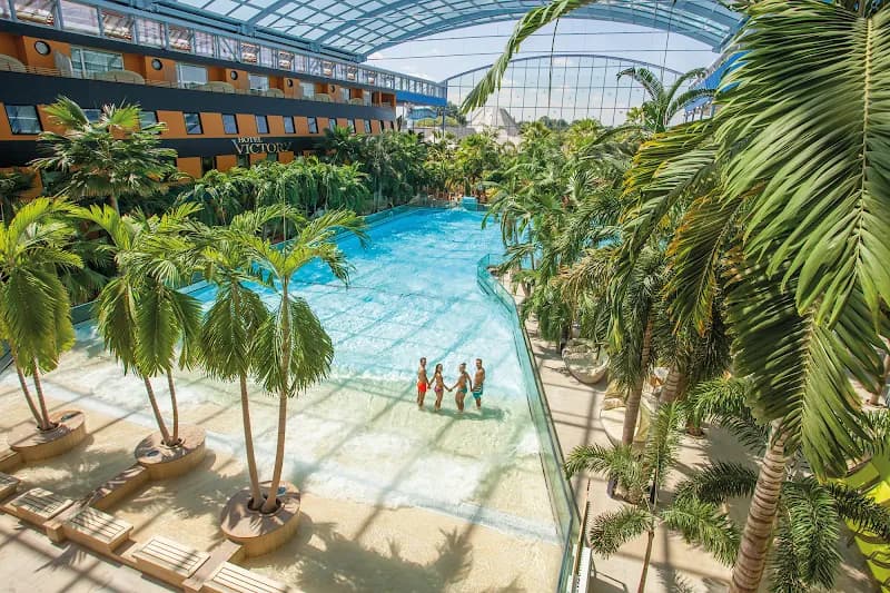 Therme Erding water park in Munich, BY