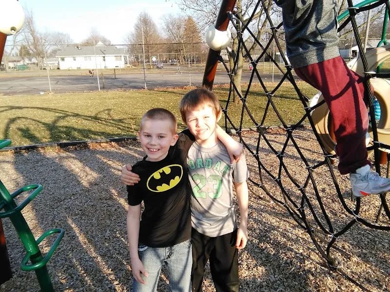 View of Thomas Park in Muncie, IN