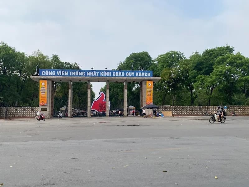 Thong Nhat Park city park in Hanoi, HN